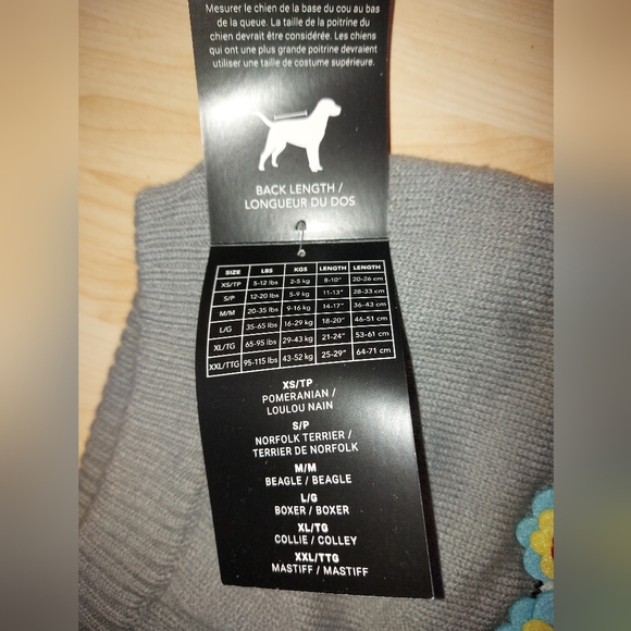 NWT Skull & Bones Dog Sweater - Picture 8 of 8